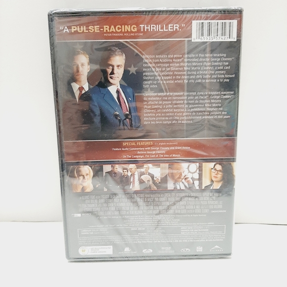 🍒4 for $20🍒 New - The Ides of March Bilingual DVD Movie - Picture 3 of 4